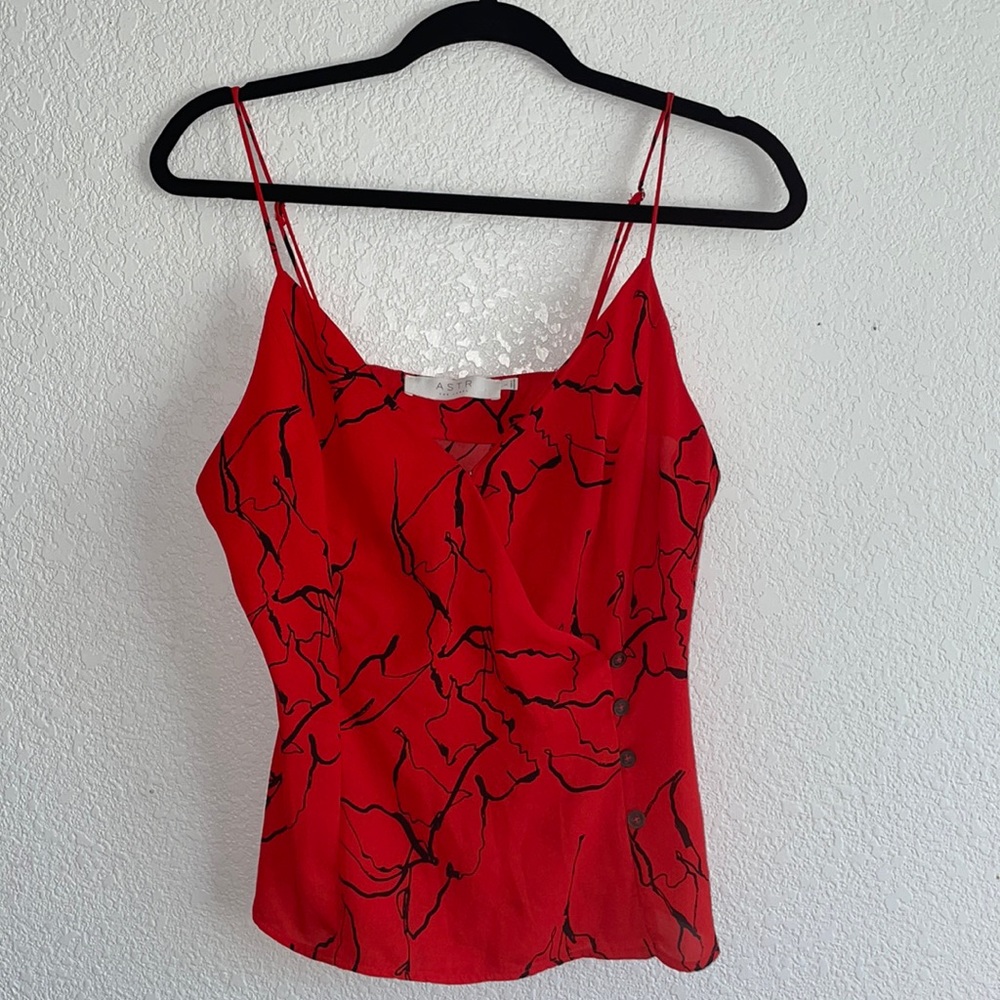 Astr the Label red blouse large